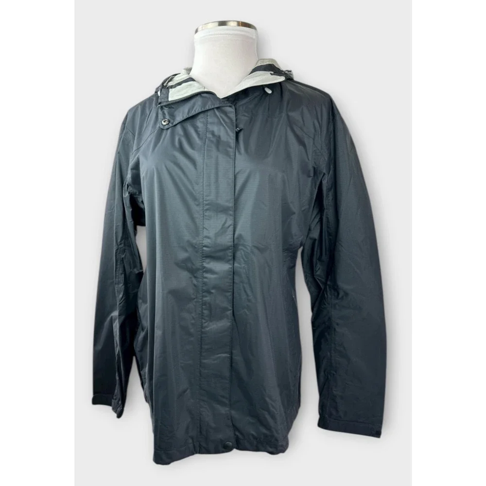 LL Bean Trail Model Rainwear Rain Jacket Ripstop Plus Size 3X Full Zip Hooded - Picture 12 of 13